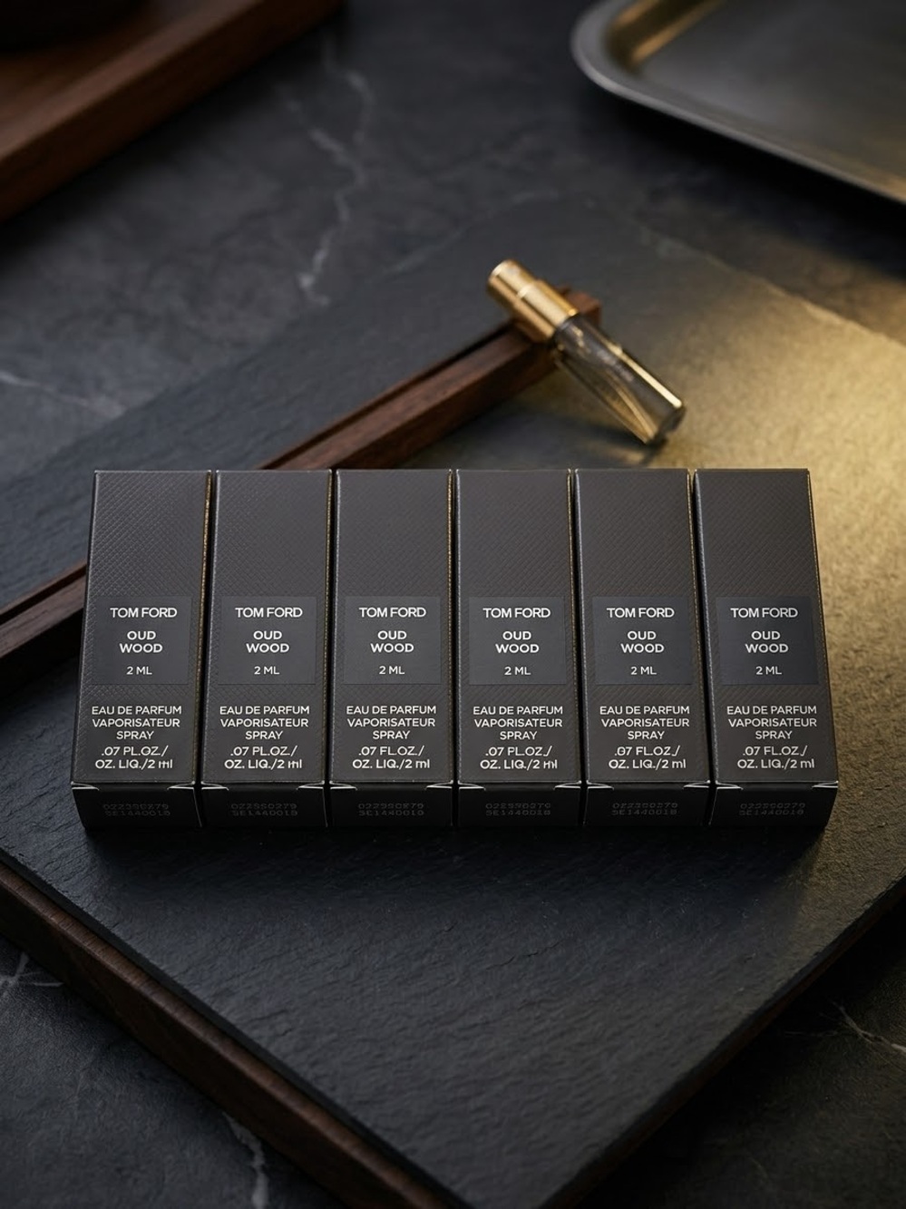 6 x Tom Ford Oud Wood sample 2ml each